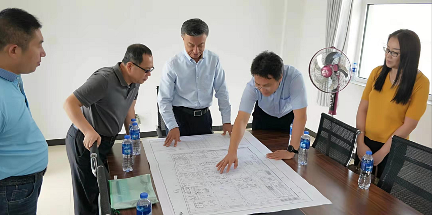 中塑協(xié)領(lǐng)導(dǎo)參觀滄州項目